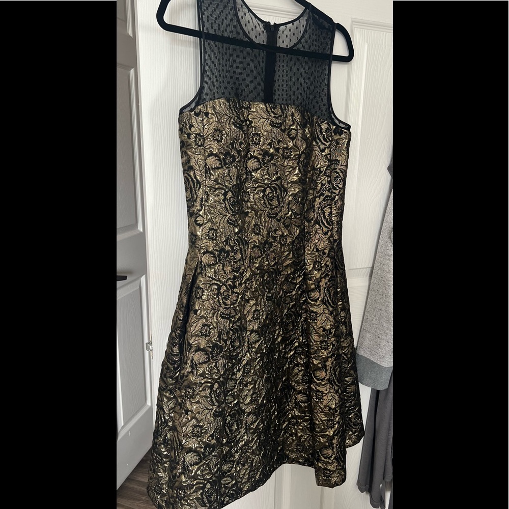 Black and gold dress. Size 10. From Dress Barn